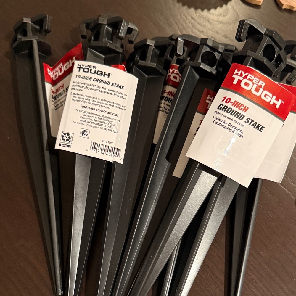 Black Ground Stakes 10-inch
